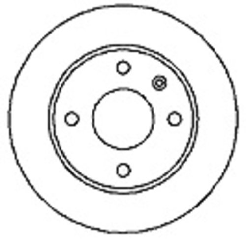MAPCO 15726 Тормозной диск