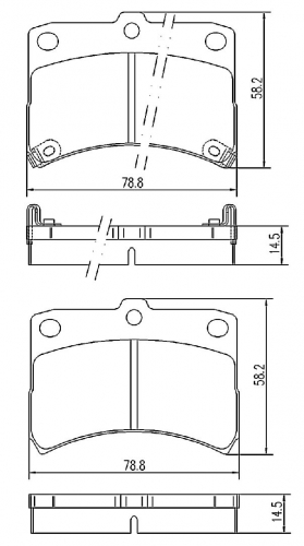 MAPCO 6726 Brake Pad Set, disc brake
