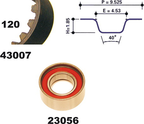 MAPCO 23007 Timing Belt Kit