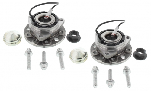 MAPCO 46836 2x MAPCO WHEEL BEARING KIT FRONT+ ABS WITH 5 STUDS FOR VAUXHALL VECTRA Mk II