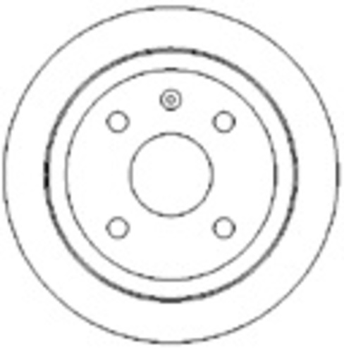 MAPCO 25501 Тормозной диск