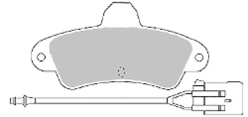 MAPCO 6392 Комплект тормозных колодок, дисковый тормоз