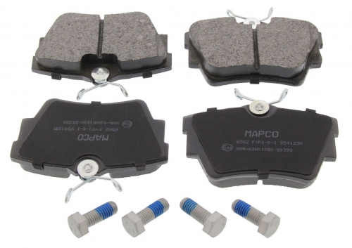 MAPCO 6582 Kit de plaquettes de frein, frein à disque