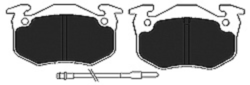 MAPCO 6181 Brake Pad Set, disc brake