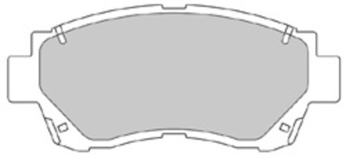 MAPCO 6539 Комплект тормозных колодок, дисковый тормоз