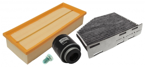 MAPCO 68910 Inspektionspaket Filtersatz Ölfilter Luftfilter Pollenfilter Ablassschraube