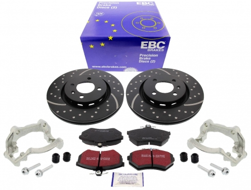 EBC 11147960/1GD Bremsensatz Bremsscheiben mit Bremsbelägen Vorderachse