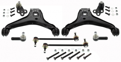 MAPCO 53705/1 kit with control wishbone arms ball joints strabilizer tie rod ends + all screws