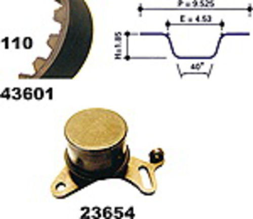 MAPCO 23601 Timing Belt Kit