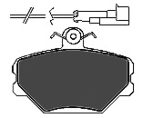 MAPCO 6292 Комплект тормозных колодок, дисковый тормоз