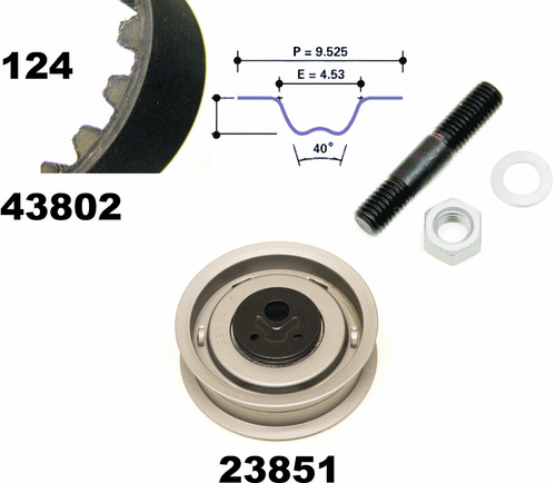 MAPCO 23802 Timing Belt Kit