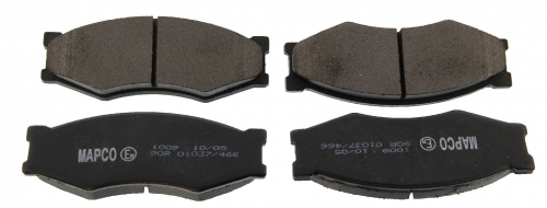 MAPCO 6655 Комплект тормозных колодок, дисковый тормоз