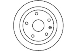 MAPCO 25504 Тормозной диск