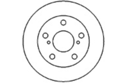 MAPCO 25558 Тормозной диск
