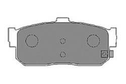 MAPCO 6261 Комплект тормозных колодок, дисковый тормоз