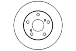MAPCO 15556 Тормозной диск