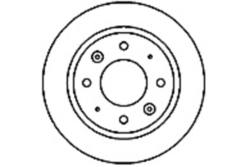 MAPCO 15575 Тормозной диск