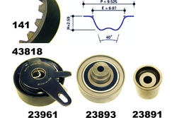 MAPCO 23818 Timing Belt Kit