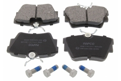 MAPCO 6582 Kit de plaquettes de frein, frein à disque