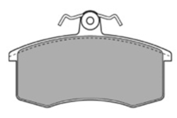 MAPCO 6245 Комплект тормозных колодок, дисковый тормоз