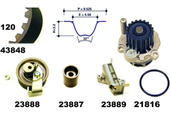 MAPCO 41848 Water Pump & Timing Belt Kit